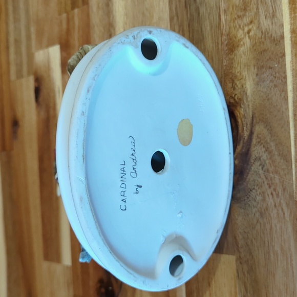 PORCELAIN FEMALE CARDINAL BY ANDREA BY SADEK, PRISTINE - Picture 5 of 5